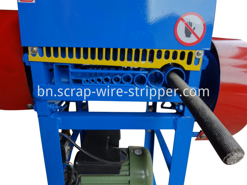 portable wire stripping machine